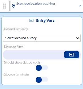 Start geolocation tracking - Apphive Docs